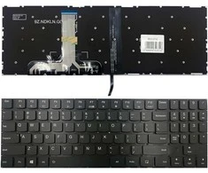 Klaviatūra Lenovo: Legion Y520, Y520-15Ikb, Y720-15Ikb, R720 R720-15Ikb su baltu pašvietimu