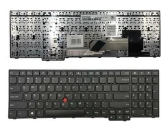 Klaviatūra Lenovo: ThinkPad E550 E555 su rėmeliu ir valdymo tašku