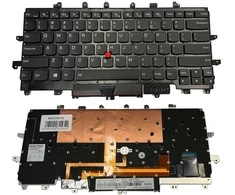Klaviatūra LENOVO X1 Carbon Gen 4, su apšvietimu, su trackpoint, US