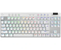Klaviatūra - Logitech G Pro X TKL Bevielė Žaidimų Klaviatūra, 50 Valandų Baterijos Gyvavimo Trukmė, Balta