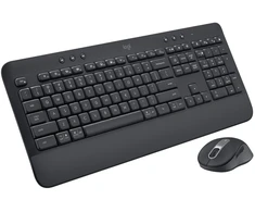 Klaviatūra - Logitech ZMK650U Belaidė Klaviatūra, Alkalinė Baterija, 0–40 °C, Juoda
