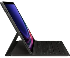 Klaviatūros Dėklas - Samsung DX720UB Plonas Knygelės Tipo Dėklas Su Klaviatūra, Skirtas Galaxy Tab S9/S9 FE/S10 FE/S10 Lite, Juoda