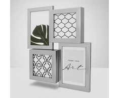 Knor Spzoo Knor 3D Nuotraukų Rėmas 4 Vaizdams 28x32cm Sidabrinis