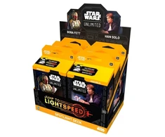 Kolekcinio kortų žaidimo kaladė - Fantasy Flight Games Star Wars Unlimited Jump To Lightspeed Spotlight Deck ekspozicinis rinkinys, 6 vnt.