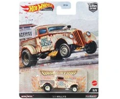 Kolekcinis transportas - Mattel Hot Wheels Automobilių kultūra Circuit Legend 33 Willys Gasser Pick Up