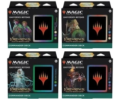 Kolekcionuojamos Kortelės - Magic The Gathering The Lord Of The Rings Commander Deck 4 Pcs