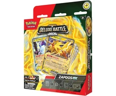 Kolekcionuojamos Kortelės - Pokémon Deluxe Battle Deck Zapdos 60 Cards, Playmat, Metal Coin