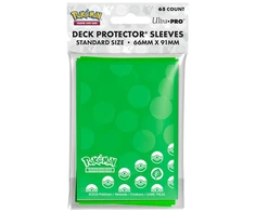 Kolekcionuojami Kortelių Aplankai - Ultra PRO Energy Grass Type 65 Count Protective Card Sleeves Žalias