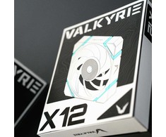 Procesoriaus Aušintuvas - Valkyrie VK-FANX12FW 1 ventiliatorius 80 CFM juodas