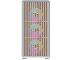 Kompiuterio korpusas - Darkflash DS900WD Midi Tower ATX, Grūdintas stiklas, 4 ventiliatoriai, Balta