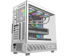 Kompiuterio korpusas - darkFlash DS950 Midi Tower ATX 6 Ventiliatoriai Baltas