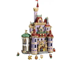 Konstruktorius - LEGO 43263 Disney Grožio Ir Pasaulio Pilis 2916 Detalių Daugiaaukštis Dizainas Spalvingas