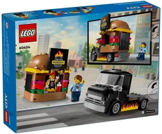 Konstruktorius - LEGO City 60404 Burgerių Furgonas 194 Detalės 2 Minifigūrėlės