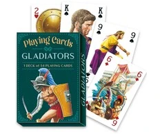 Kortų Žaidimas - Gladiatoriai Lo Scarabeo 54 Kortos 88x58mm Plastiku Padengtos
