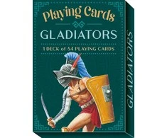 Kortų Žaidimas - Gladiatoriai Lo Scarabeo 54 Kortos 88x58mm Plastiku Padengtos
