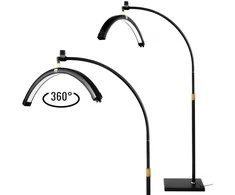 Kosmetinė Lempa - MITOYA LED MĖNULIO ŠVIESA 2700-5600K Reguliuojamas Stovas Juodas