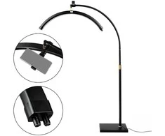 Kosmetinė Lempa - MITOYA LED MĖNULIO ŠVIESA 2700-5600K Reguliuojamas Stovas Juodas