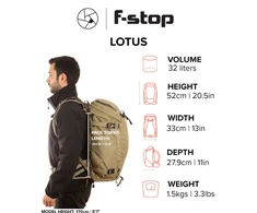 Krepšys kamerai - F-STOP Lotus m135 + m285 + m923-69 Juodas