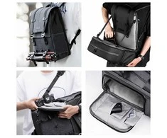 Krepšys - K&amp;F Concept BETA 20L, Nešiojamojo kompiuterio kišenė 15.6", Pilkas