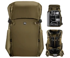 Krepšys - K&amp;F Concept Star Wander 04 30L su nešiojamojo kompiuterio kišene Khaki