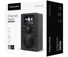 Kruger &amp; Matz Krüger&amp;Matz KM0818.1 Internet Radio Juodas