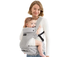 Kūdikio nešioklė - Momcozy Air Mesh juosmens sėdynė pilka 5–36 mėn. 20 kg 800g