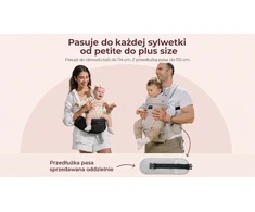Kūdikio nešioklė - Momcozy su klubine sėdyne, 5–36 mėn., iki 20 kg, juoda
