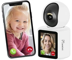 Kūdikio Vaizdo Stebėjimo Kamera - Momini CommuniCare Dvipusio Ryšio 1080p 2,8 Colio Pasukama Ir Pakreipiama Kamera Su Naktiniu Matymu