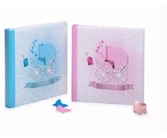 Kūdikių Nuotraukų Albumas - KPH FA-937 Baby Move 60 Puslapių 29x32 cm Knyga Mėlyna