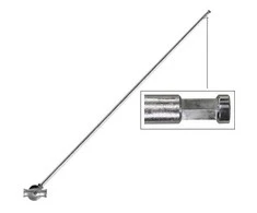 Kupo Grip Kupo KCP-241 40in Extension Grip Arm with Baby Hex Pin - Sidabrinis
