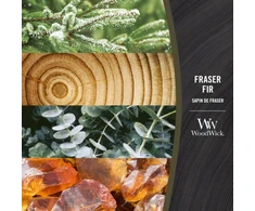 Kvapioji Žvakė - WoodWick Fraser Fir Žalia 110 × 110 × 170 mm 1 Vnt.