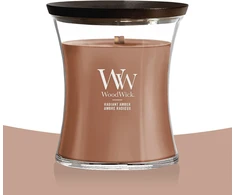 Kvapioji žvakė - WoodWick Radiant Amber Ellipse 275 g Karamelė