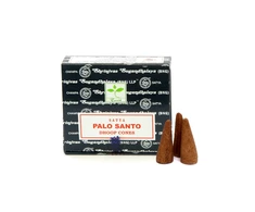 Kvepiančių Smilkalų Koniukas - Satya Palo Santo 12 Koniukų su Laikikliu 2.5 cm