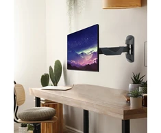 Laikiklis Ekrano Montavimas - Lindy Fiksuotas Vieno Ekrano Sieninis Montavimas 10–26 Colių VESA 75x75mm 100x100mm Juodas