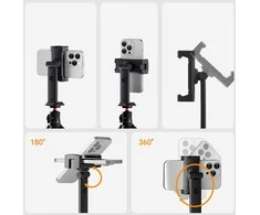 Laikiklis - Ulanzi MA54 Uka Phone Holder 60-105mm Quick Release Juodas