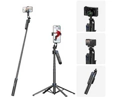 Ulanzi Kijek Selfie Stick Statyw 160 Cm Na Telefonas Išmanusis telefonas Kamerę + Pilot Telesin / Face Tracking / Es-b183 / P3-ms-01 / P3-ms-03