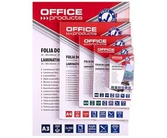 Pbs Connect BIURO ĮRANGA Laminavimo plėvelės, A3, 2x100 mikronų, blizgios, 100 lapų, skaidrios