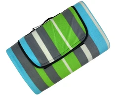 PROMIS Picnic Blanket, Žalias Stripes, 200 cm x 150 cm