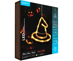 LED Helovino dekoracija - Modee H103 20 × 19 cm, 13 LED lempučių, šiltai balta