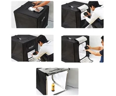 LED lempa - Godox LST80 nešiojama triguba LED mini fotostudija 80 × 80 × 80 cm, 5 800 K