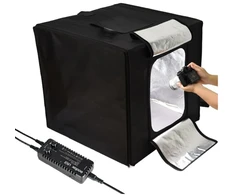 LED lempa - Godox LST80 nešiojama triguba LED mini fotostudija 80 × 80 × 80 cm, 5 800 K