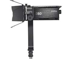 LED lempa - Godox S60 3 lempų rinkinys, 6–55° spindulys, 5 600 K, CRI 96 / TLCI 97