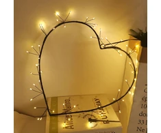 LED Lempa - Modee C4031 60LED Širdis Šiltai Balta 30 cm