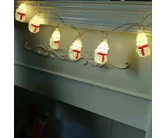LED lempučių girlianda - Modee ML-C1012 1,35 m 10 LED šiltai baltos sniego senelių girliandos