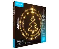 LED lemputė - Modee ML-C3007 šiltai balta 48 LED kalėdinės eglutės dekoracija