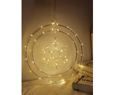 LED Lemputė - Modee ML-C3009 Šiltai Balta 60 LED Varpo Dekoracija 30 cm 80 cm 50 cm IP20, Maitinama Baterijomis, Šiltai Balta