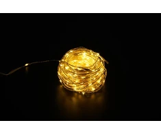 LED lemputės - Modee ML-C1011 5 m šiltai baltos 100 LED baterijomis maitinamos girliandos