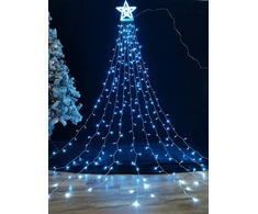 LED šviesa - Modee ML-C3001 300 LED 6 m žvaigždės šaltai balta、】【