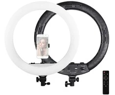 LED Šviestuvas - MITOYA MTY-18C 45cm 2700-6500K 240 SMD LED su Nuotolinio Valdymo Pultu