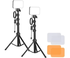 „Neewer BP66“ studijos rinkinys, dvi LED lempos + filtrai + trikojai